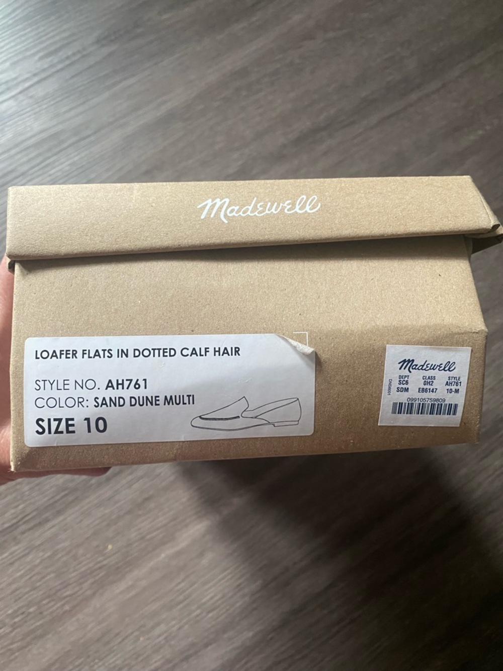 Madewell Leopard Print Pointed Loafers in Tan and Black - Picture 4 of 5